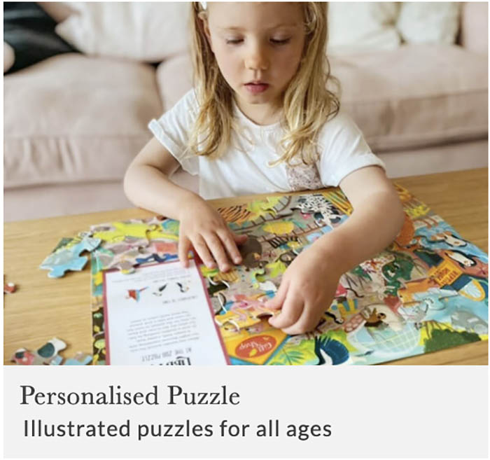 Personalised Pastel Crossword Puzzle Acrylic Block